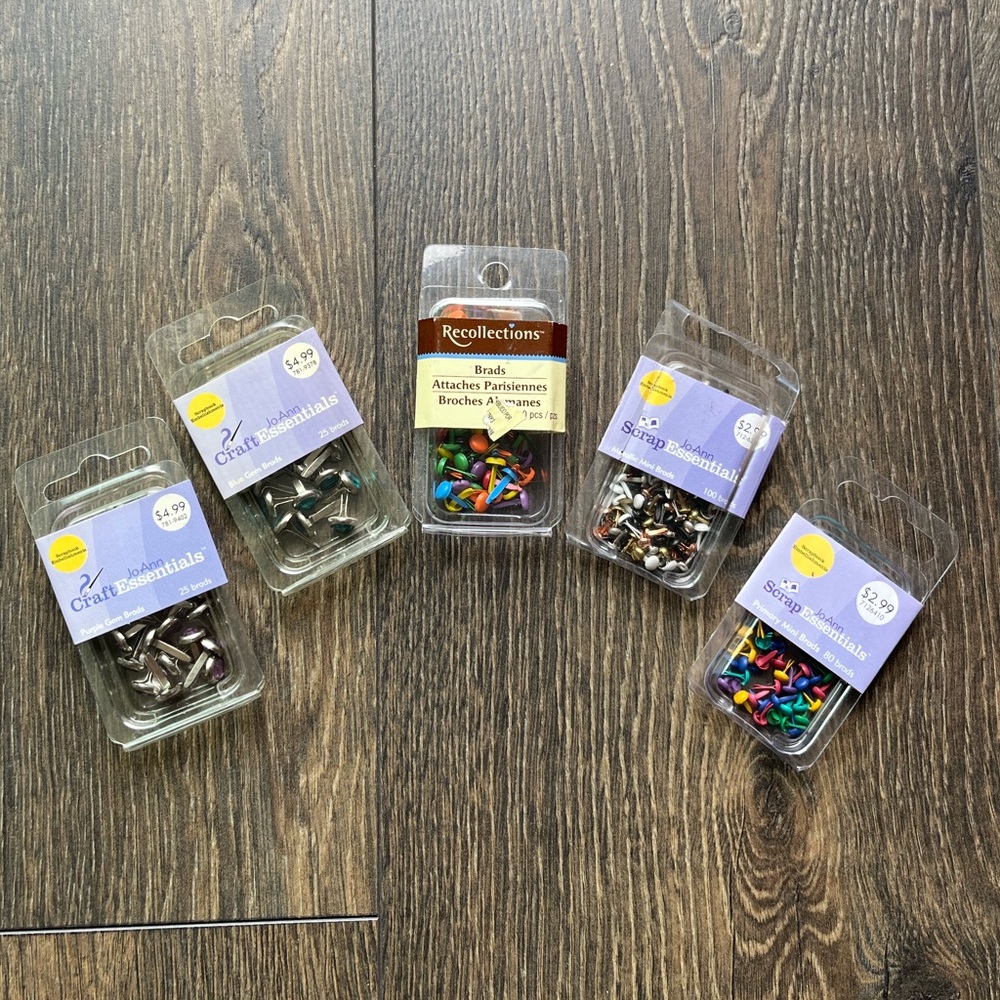 JoAnn & Recollections Brads Set